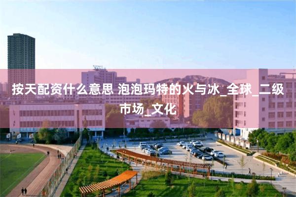 按天配资什么意思 泡泡玛特的火与冰_全球_二级市场_文化