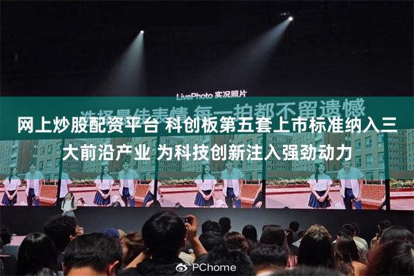 网上炒股配资平台 科创板第五套上市标准纳入三大前沿产业 为科技创新注入强劲动力