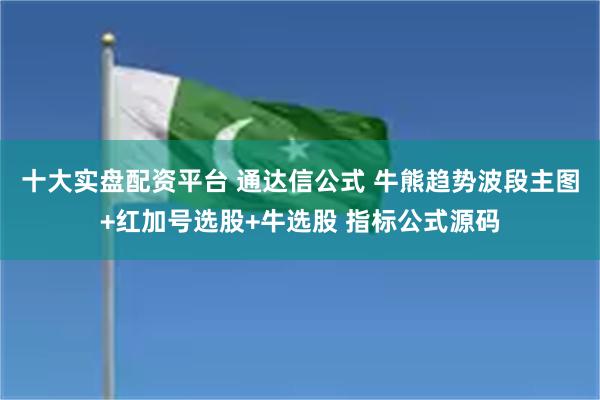 十大实盘配资平台 通达信公式 牛熊趋势波段主图+红加号选股+牛选股 指标公式源码